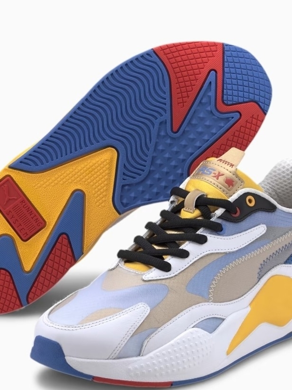 Puma RS-X Sonic Jr Sonic the Hedgehog Youth White Blue Yellow